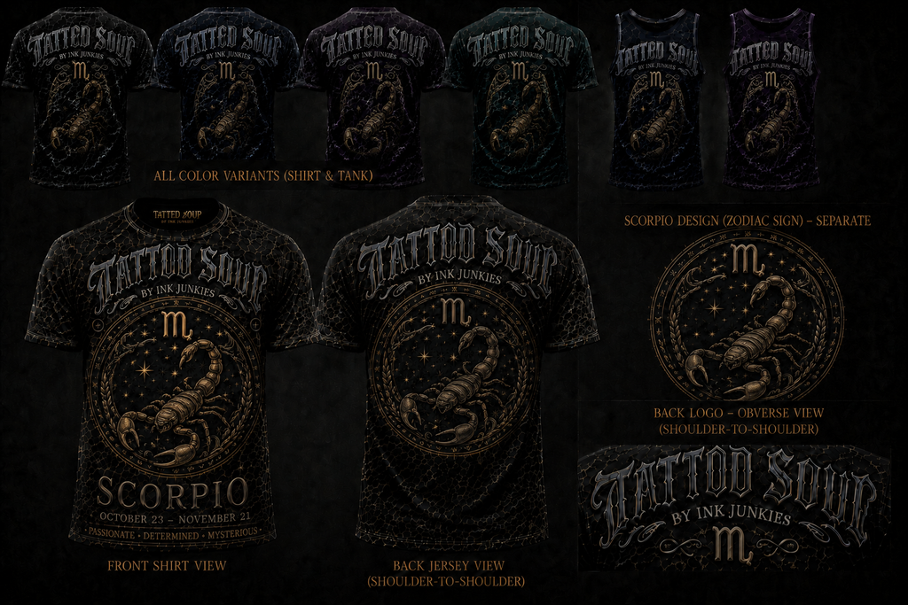 Zodiac collection tees universal fit unisex