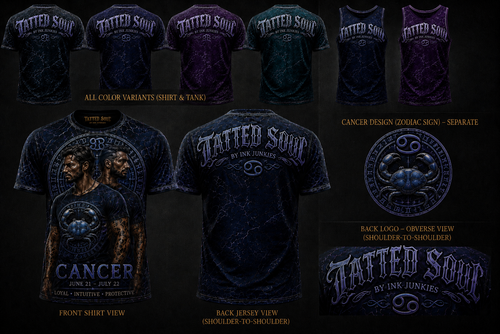 Zodiac collection tees universal fit unisex