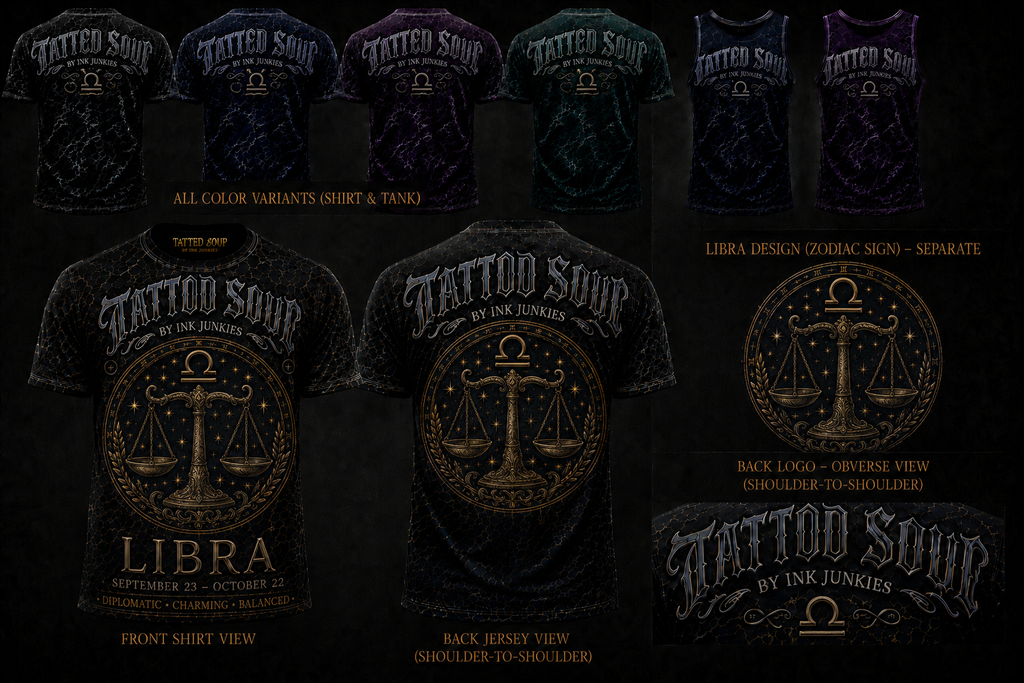 Zodiac collection tees universal fit unisex