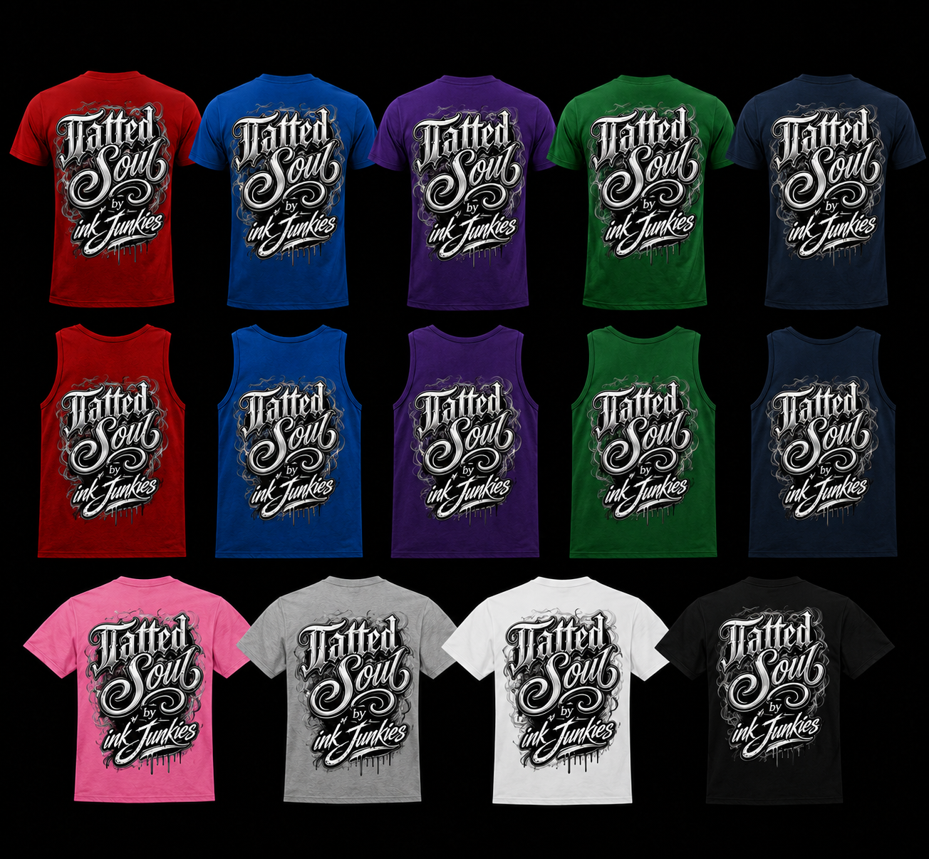 Tatted Soul by ink Junkies collection summer men and women's